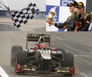 yapboz Romain Grosjean - Lotus - Grand Prix of Bahrain (2012) (3 pozisyon)